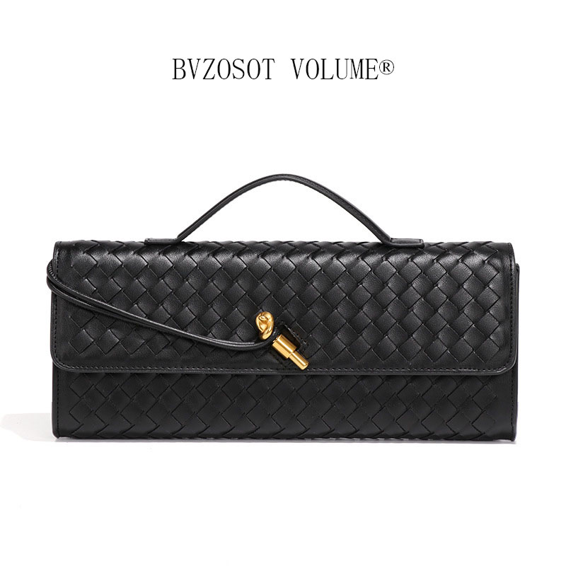 Fashion Hand - knitted Evening Baguette Bag Accordion Bag Horizontal - style Handheld Single - shoulder and Cross - body Bag bags