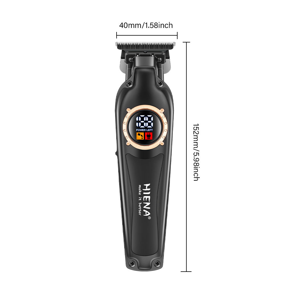 Specialized for oil head digital display hair clipper new type electric trimmer smooth head beauty electric trimmer hair cutting R250517