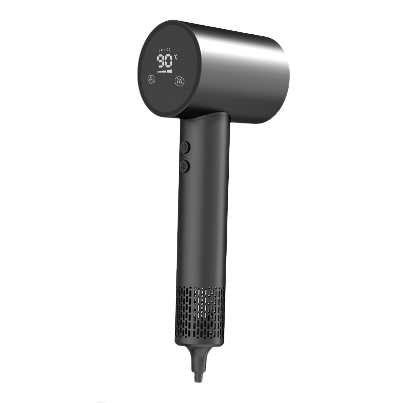 Electric Dryers with Display MuteHairdryer Hair Care Drier Safety Anion Professional temperature control Blow Powerful High speed free shiping