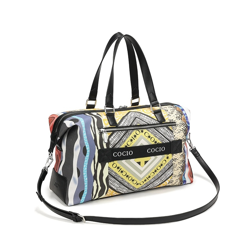 COCIO designer Shoulder Bags Large capacity travel bag Bohemian versatile national style leather handbag