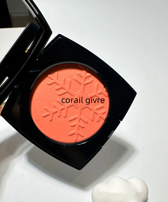 3 colors Snowflake Blush Powder Matte Face Blush Blendable Formula Long Lasting Moisturizing Waterproof Light