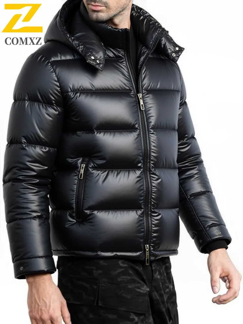 2024 New Mens Short Down Jacket Korean Style Trendy Winter Coat Fashionable Stylish Warm Puffer Jacket W250722