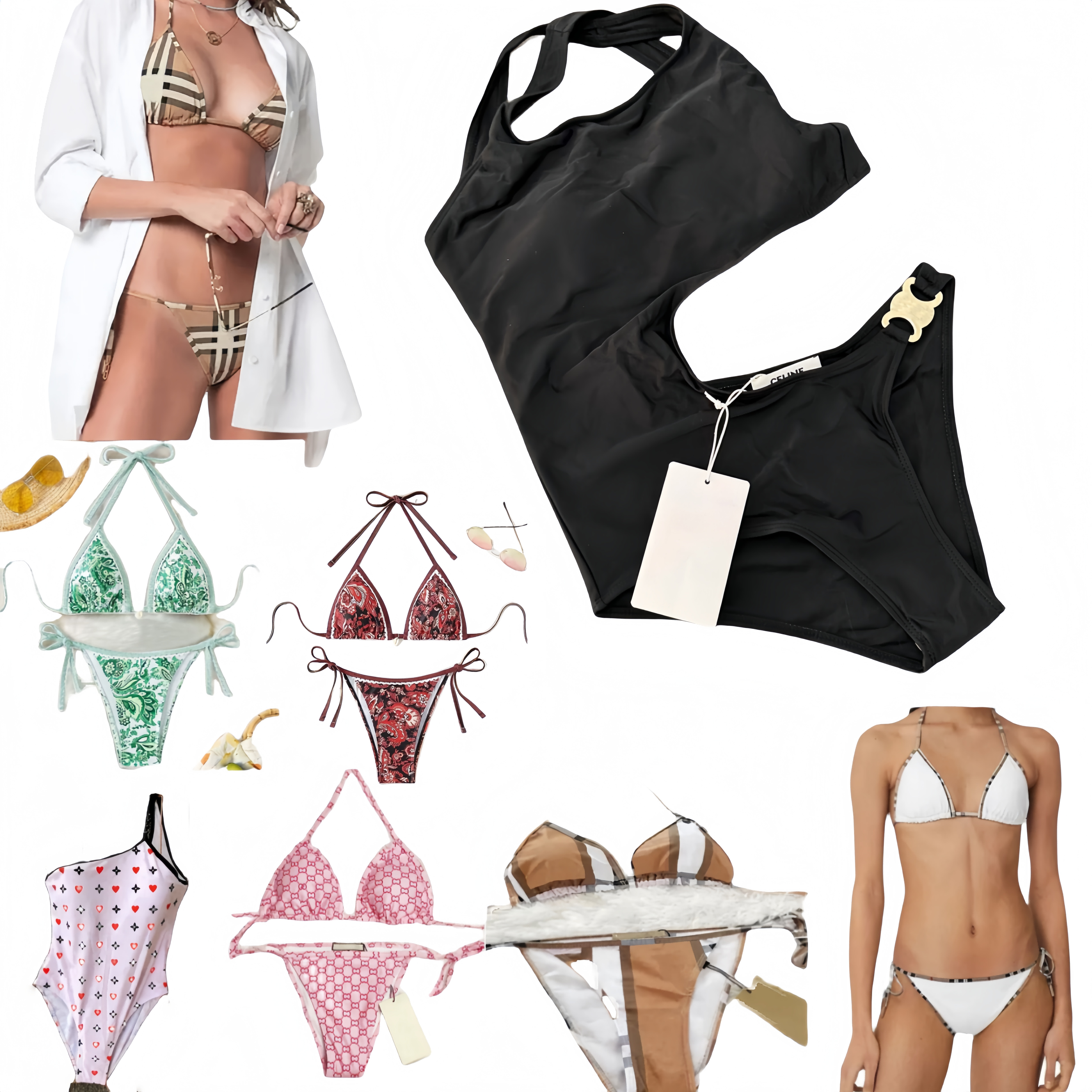 DH Bikini Sets for Women womens quickdry yoga jacket breathable sports top with zip closure for fitness training July Bikini