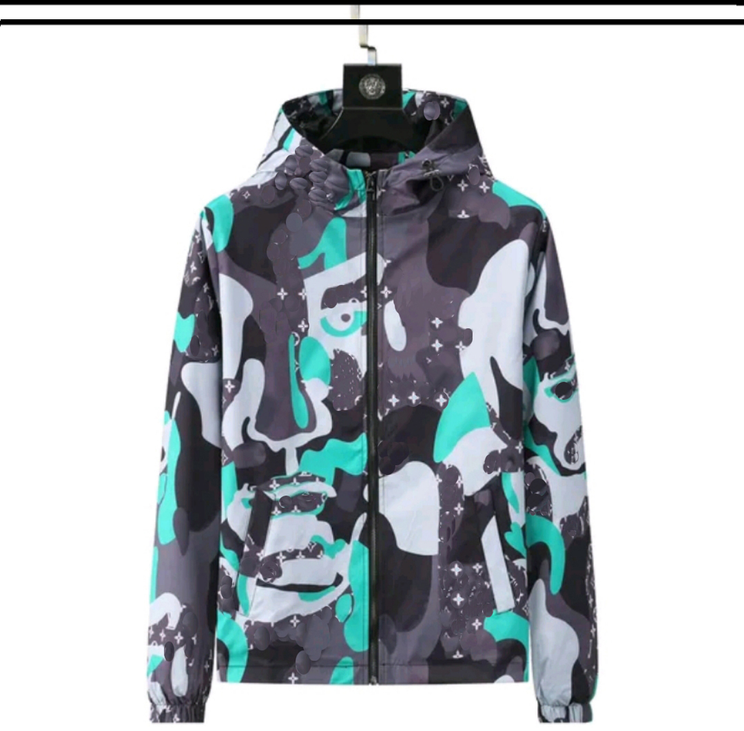 designer jacket men high quality Windbreaker sportswear Outerwear letters short jackets Autumn Outwear Windbreaker biker jacket Zipper Man Casual Hooded Jackets