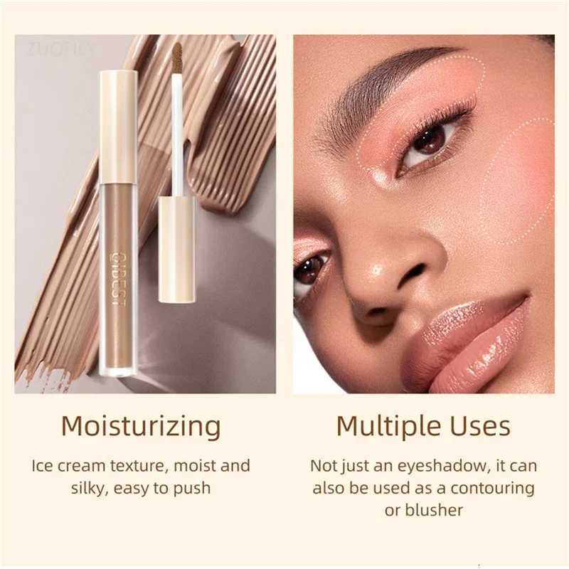 Matte Liquid Eyeshadow Cream Smooth Nude Eye Makeup Long Lasting Waterproof Eyeshadow Stick B Dual Purpose Contour Shadow W250722