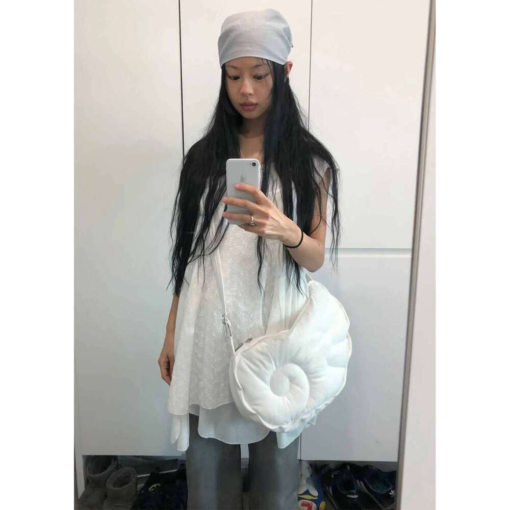 Adorable Angel Wing Sle Single oulder Casual Zipper Crossbody Cloud ape Bag Versatile Leisure Korean Faion Handbag
