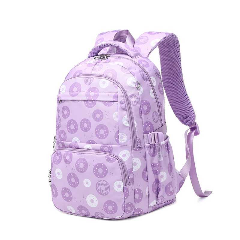 Large-Capacity Student Schoolbag Girls Lightweight Waterproof Backpack Cute Lightweight Simple Printed Three-Piece Backpack Y250722