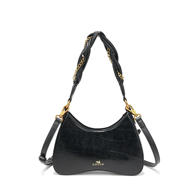 COCIO designer shoulder bag New Underarm Bag Simple Versatile Womens vintage classic casual handbag