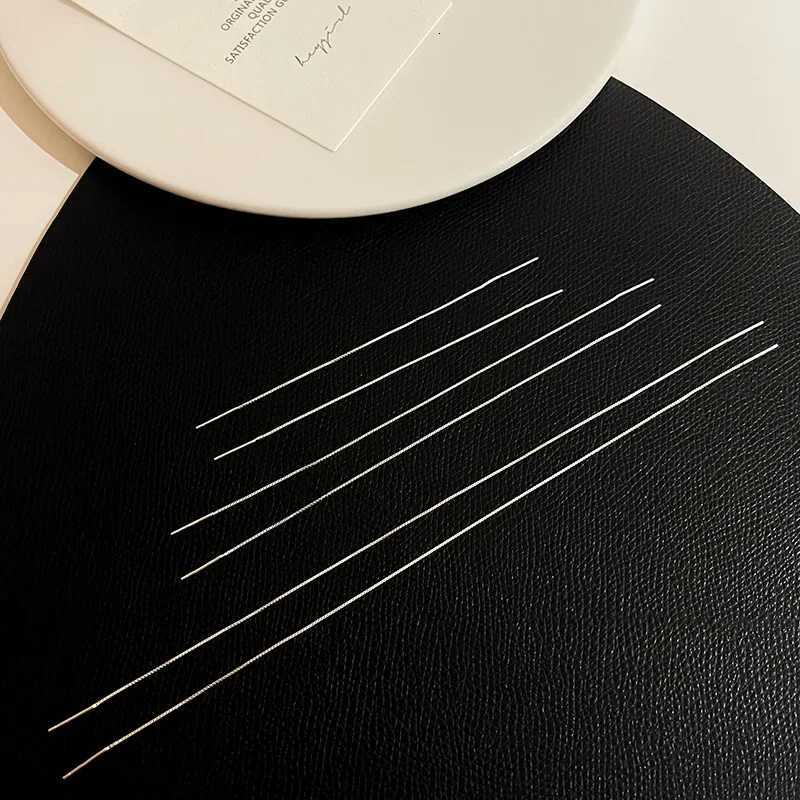 Trend S925 Silver Needle Long Earrings Wire Tassel Chain Drop Earrings Womens Straight Hanging Ear Jewelry Gifts XJ250722