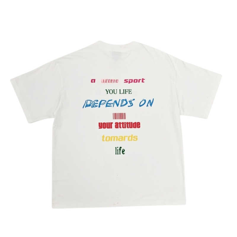 Summer Fashion Short-Sleeve Tee - American Aesthetic with Trendy Alphabet Patterns Support customization