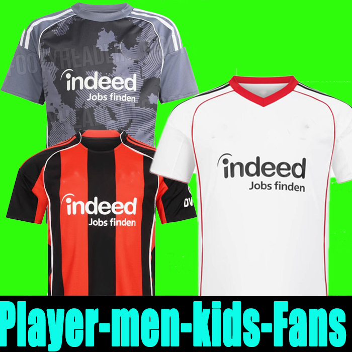 24 25 Eintracht Frankfurt Soccer Jerseys 125 th EKITIKE MARMOUSH DINA EBIMBE KNAUFF M.GOTZE CHAIBI SKHIRI RODE KOCH 2024 2025 Football mens kids kit 125th black golds