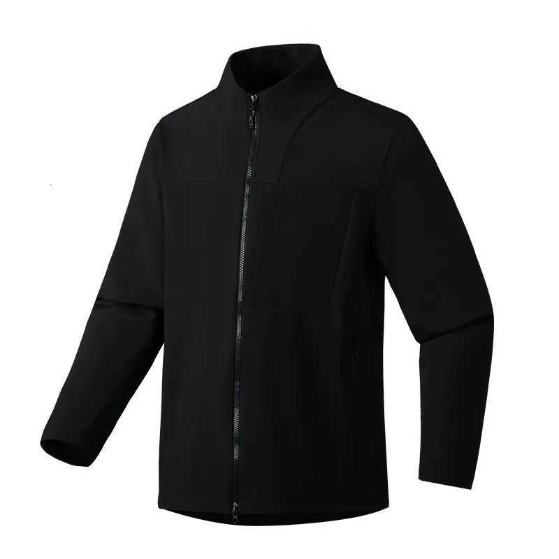 Windproof Jacket Outdoor Soft Shell Jacket Mens and Womens Spring and Autumn Waterproof Breathable Stand-up Collar Jacket New W250722