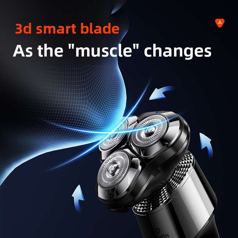 Electric Shaver for Men, Rechargeable Rotary Head, Washable Multi-Function Beard Trimmer, Ultra-Clean Razor