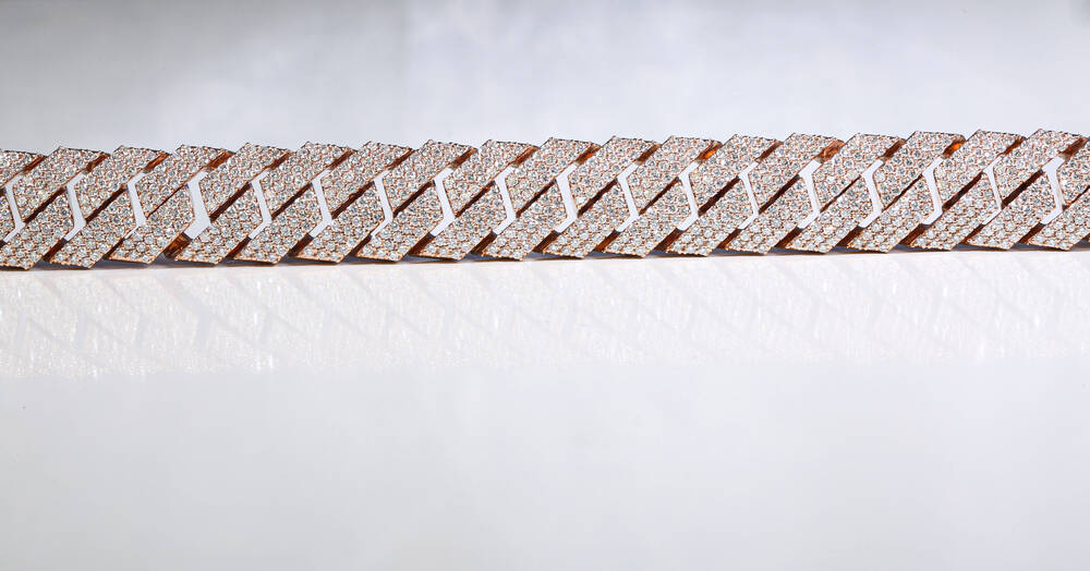 925 Sterling Silver Custom Hip Hop Chains for Men Mens Moissanite Link Cuban Chain Necklace