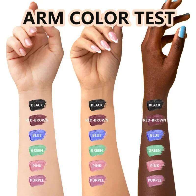 Long-lasting Colored Waterproof Hyper-Curl Lengthening Eyelashes Blue Mascara Cream Non-fading Non-caking Eyes Cosmetics X250722