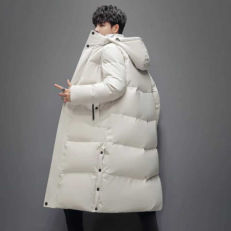 Length Puffer Coat Man With Fur Collar Hooded Duck Down Coat Female Feather Parka Waterproof Winter Women Long Puffer Jacket Men W250722