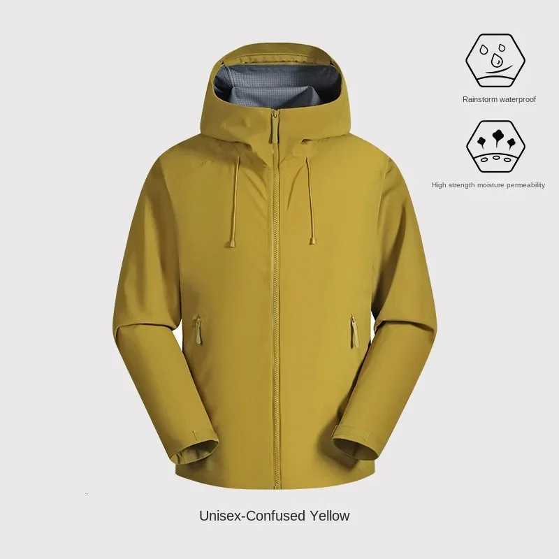 GB Standard Waterproof Jacket Men Women All-Weather Hiking Raincoat Breathable Windbreaker Outdoor Trekking Climbing Coat W250722
