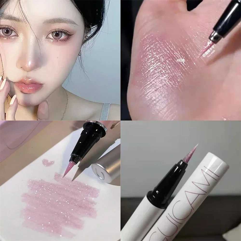 Shimmer Highlighter Pencil Smooth Long Lasting Waterproof Diamond Champagne Gold Pink Brighten Eye Shadow Liner Silkworm Pen W250722