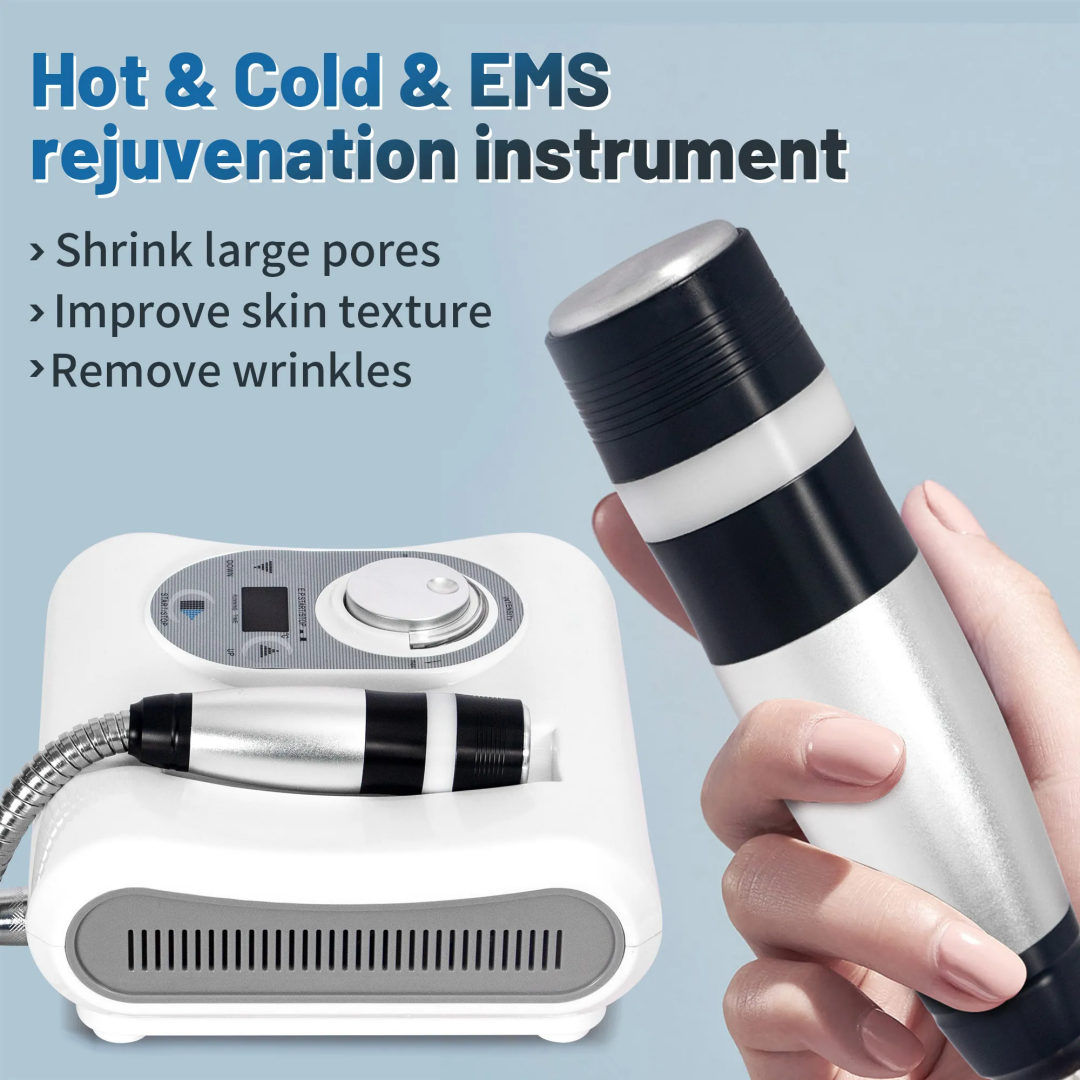 The new skin cool Cold and heat import RF Skin rejuvenation electroporation removes wrinkles and lifts and firms
