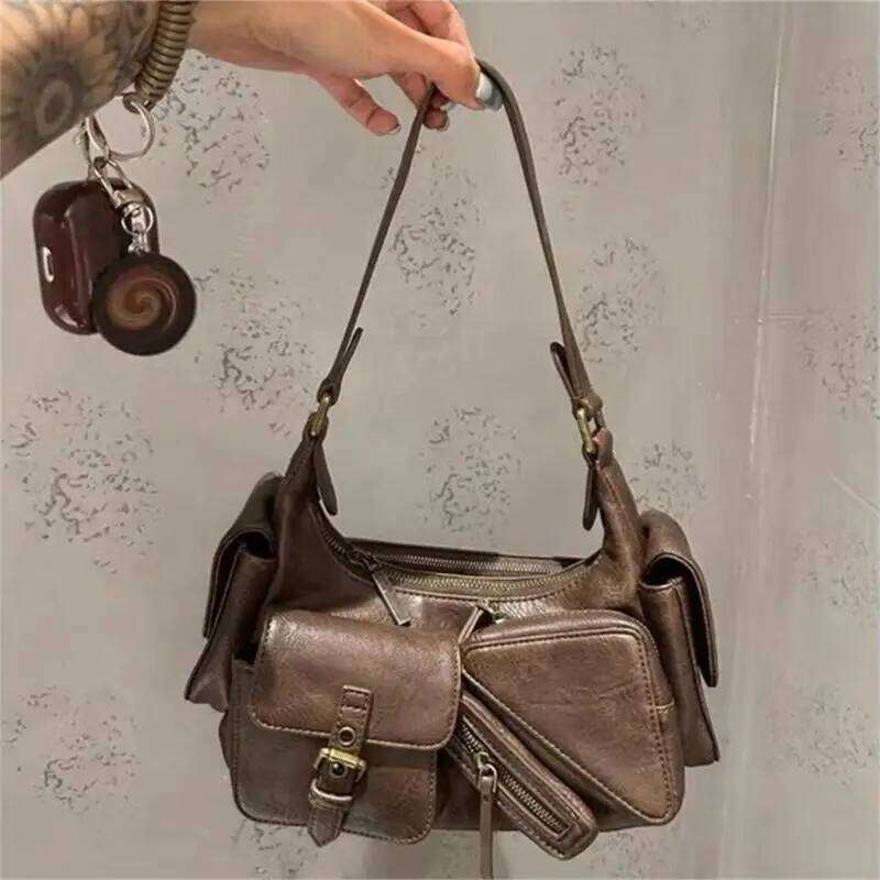 Shoulder Handbags Evening Clutch Pu Leather Slings Purse Handbag Trendy Underarm Bag for Womens Girls