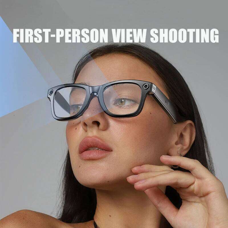 AI Translation Smart Sunglasses Men Women 2025 Video Recording Touch Glasses Sport Bluetooth Call Headphones Anti-Blue Eyewear