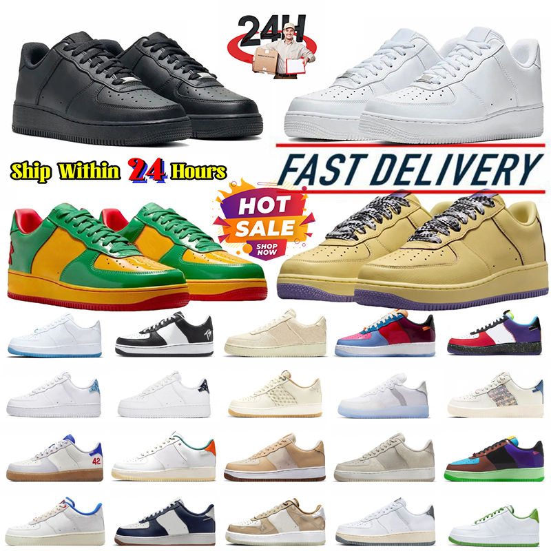 Designer Men Women One Casual shoes skate Low Sneakers Skeleton White Gum Grery Blue Pink Prime Pine Green mens Trainers Outdoor Shoes 36-45