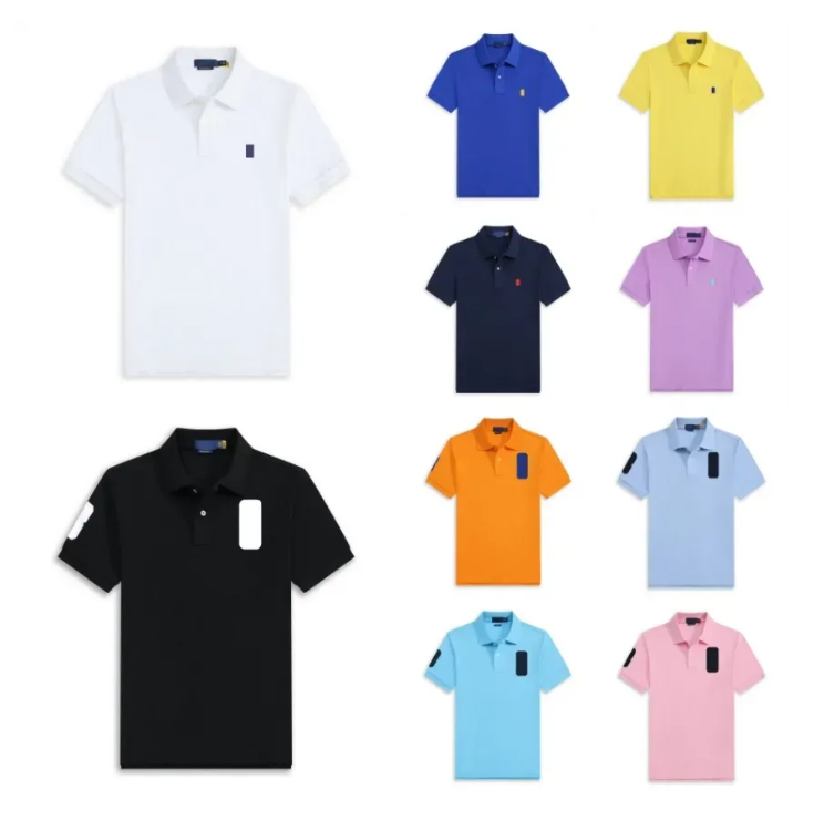 Designer T Shirt Shorts polo shirt collar Tops Fashion Clothes Leisure Loose Tide Tees High Quality Cottons Short Sleeves Print Tops