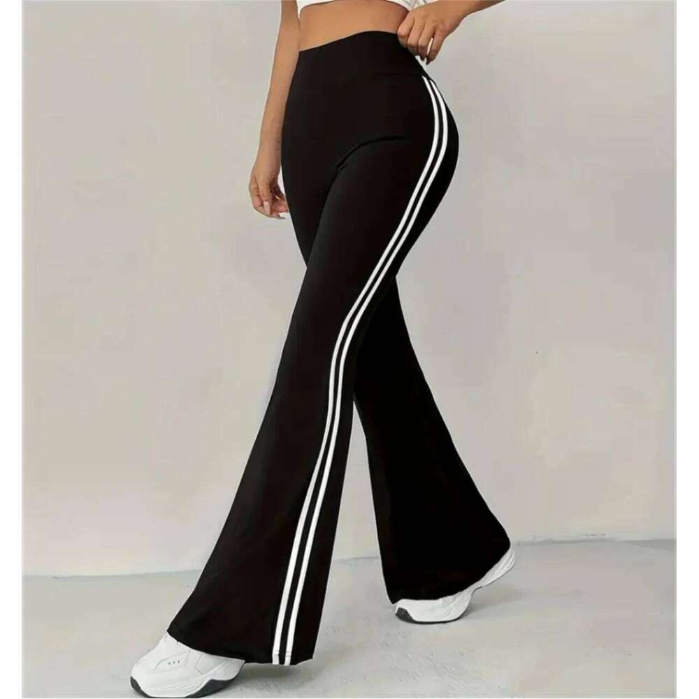 Women's Slim Casual Flare Pants Hight Waist Fashin Micro Pull Trousers 2025 Spring Summen Female Outfit Pant Street Chic Clothes