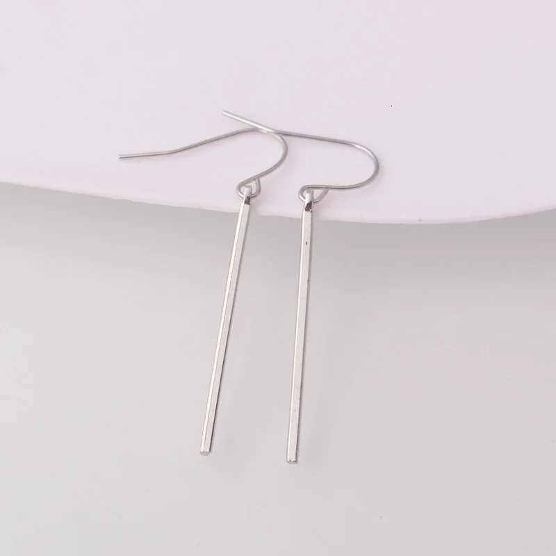 Gold Color Metal Women Hook Earrings Silver Color Dangle Earrings Female Small Earrings Simple Ear Jewelry XJ250722