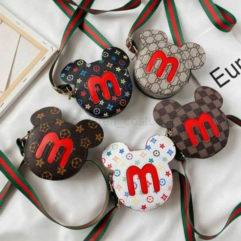 Disney Famous Disney Crossbody Bag Printed Model Coin Bag Fashion Princess Wide Shoulder Strap Small Round Bag Shoulder Bag W250722