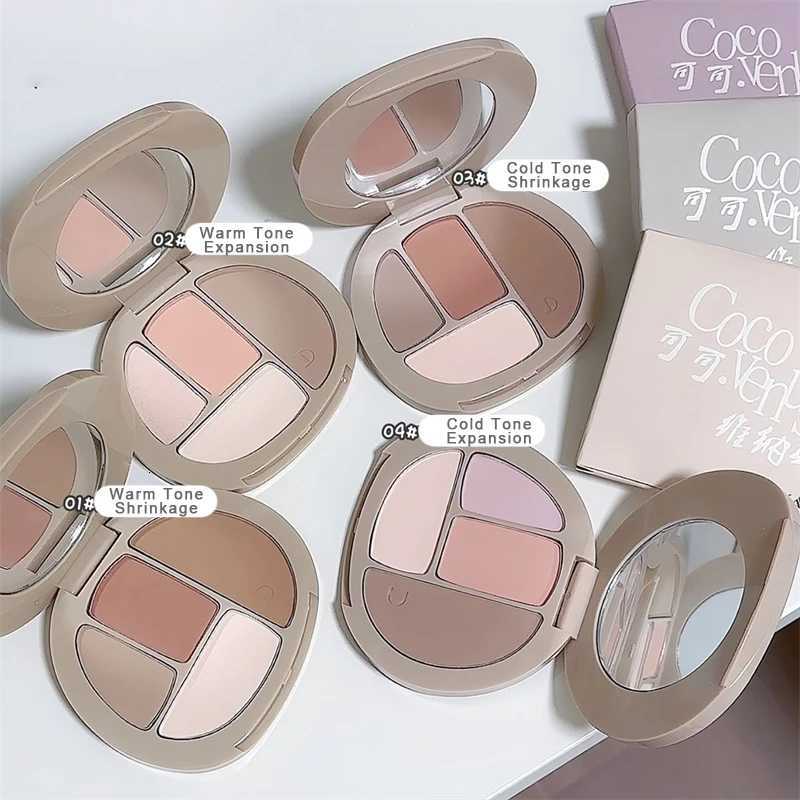 Multifunctional Bronzer Contour Palette Nose Shadow Profile Highlighter B Plate Matte Contouring Shading Illuminator Makeup W250722
