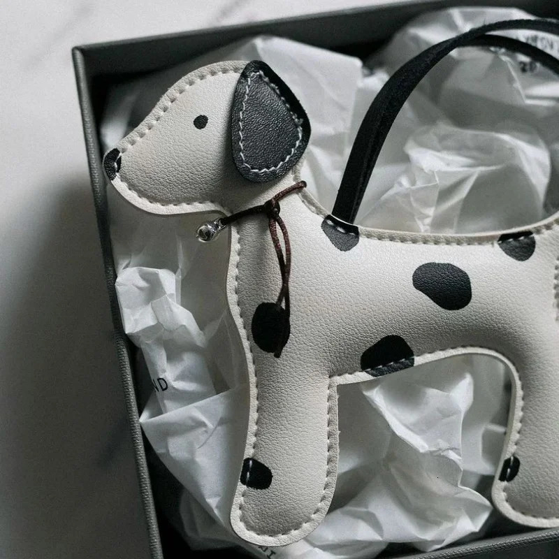 Unique Cute Sheepskin Handmade Puppy Car Key Bag Pendant Handbag Crossbody Bag Pendant GirlS Gift Birthday Gifts Lovely 250722