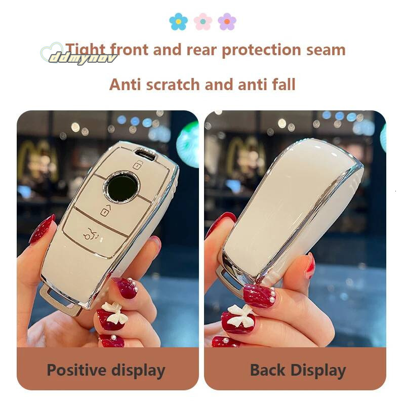 New TPU Car Remote Key Case Cover Shell Fob For Mercedes Benz A C E S G Class GLC CLE CLA GLB GLS W177 W205 W213 W222 X167 AMG ddmynov