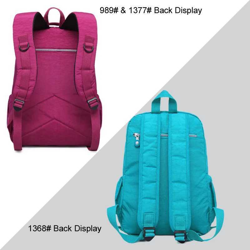 Mochila Feminina School Backpack for Teenage Girl 2025 Travel Back Packs Bag Wen Nyl Waterproof Laptop Backpack Y250722