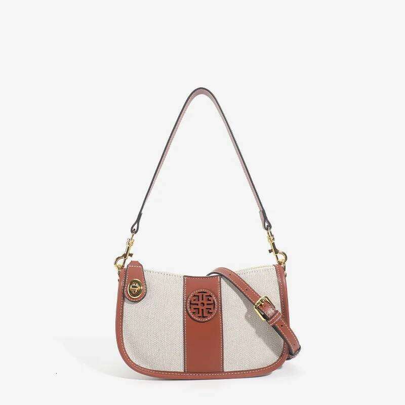 New Fashion Casual Armpit Light Trendy Canvas Messenger BagShoulder Bag Womens Handbag