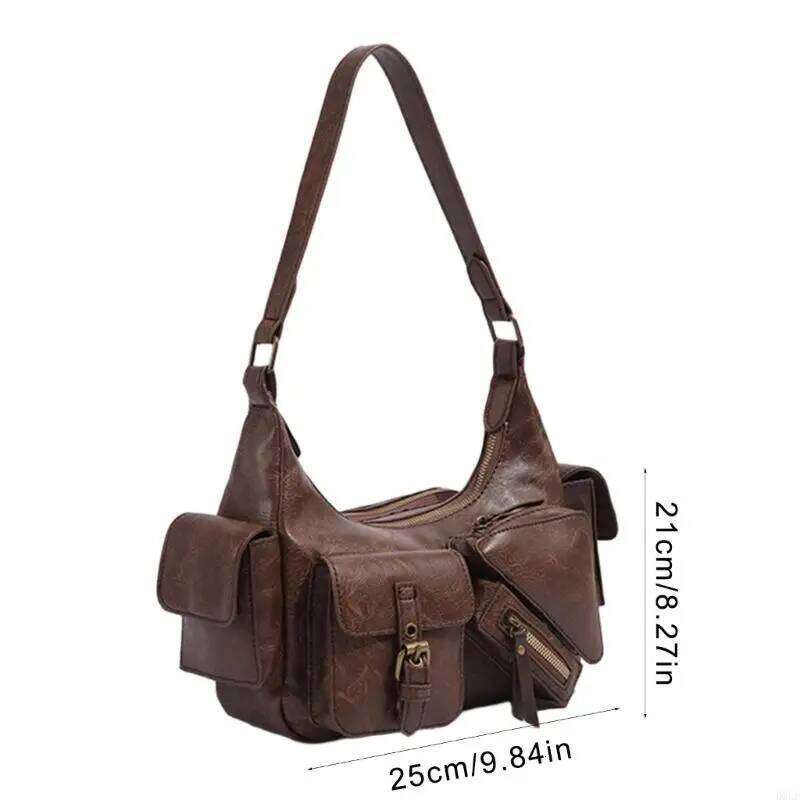 Shoulder Handbags Evening Clutch Pu Leather Slings Purse Handbag Trendy Underarm Bag for Womens Girls
