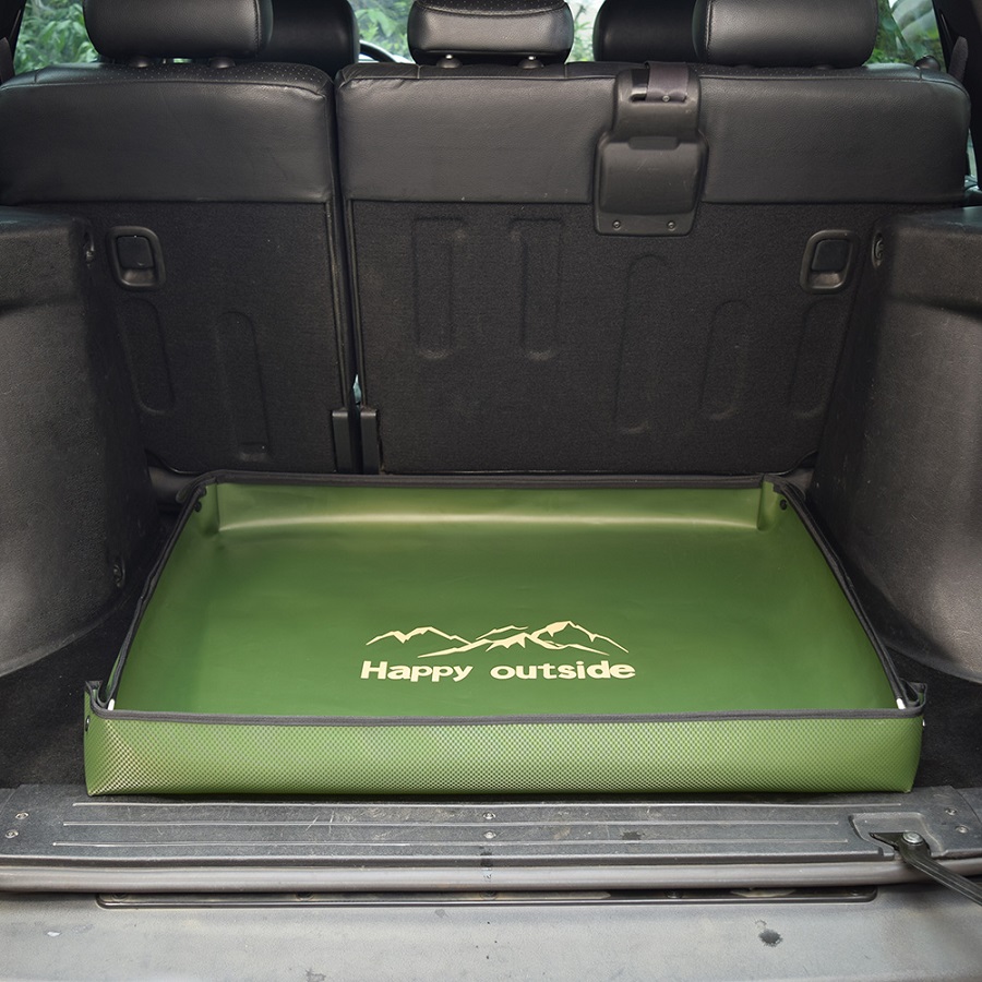 Car Trunk Cushion Waterproof Picnic Blankets Non-Slip Bottom Lightweight & Portable- Beach Mat Sandproof & Easy Clean for Festival, BBQ Party, Outdoor