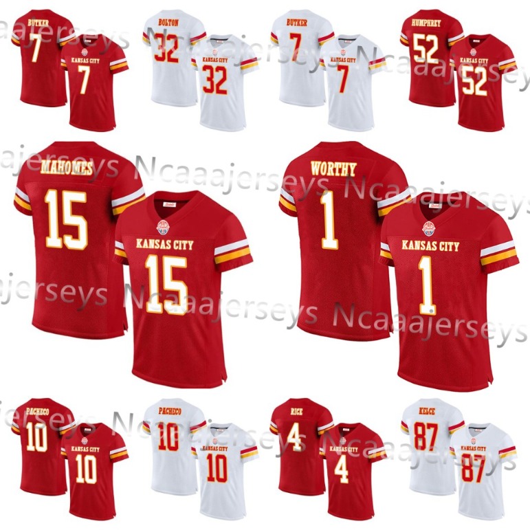 Patrick Mahomes City Jersey Travis Kelce Isiah Pacheco Chris Jones Creed Humphrey George Karlaftis Harrison Butker McDuffie Xavier Worthy Football Jerseys