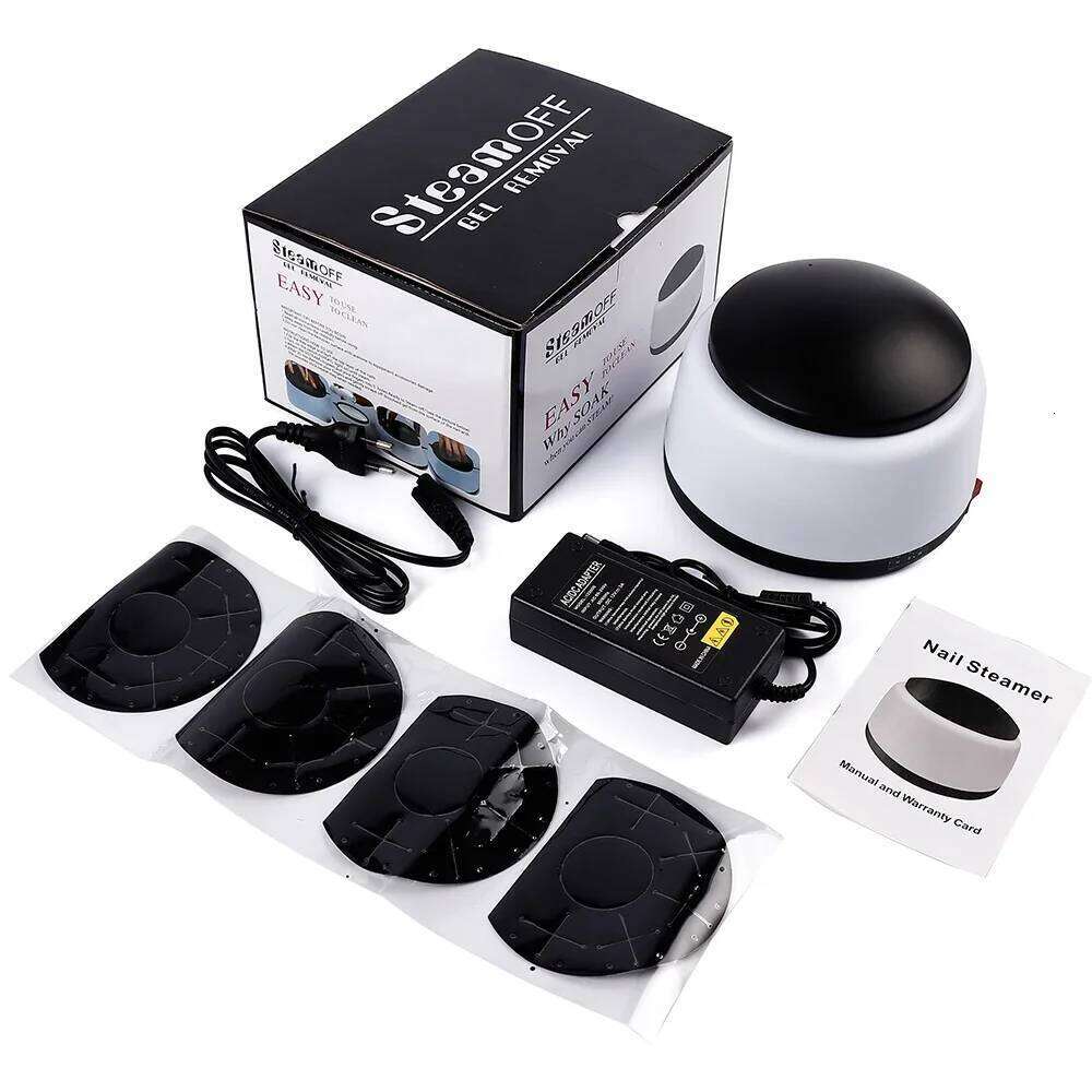36W Nail Removal Acetone Soak Off Polish Remover hine 5 Minutes Electric Steam UV Gel Polishing Tools