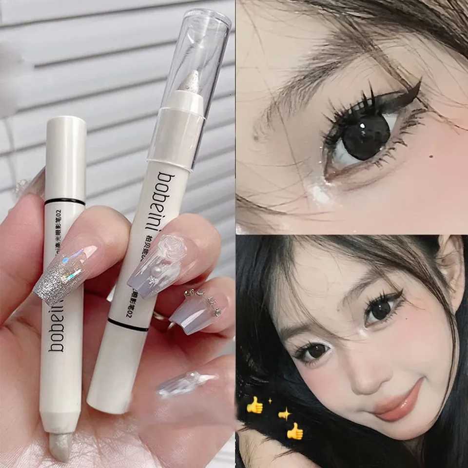 3-color Highlighter Eyeshadow Pencil is Waterproof and Smudge-proof Easy to Use Matte and Brightens Eyeshadow Stick W250722
