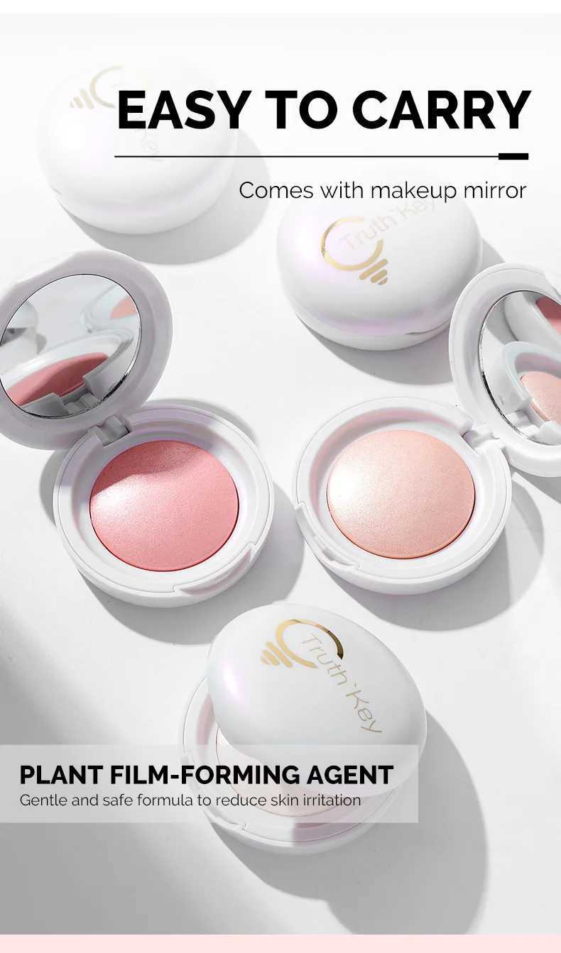 Truth Key Small Light Bulb Highlights Face Body Multipurpose Highlighter Palette L Shimmer Smooth Baked Powder Glow Finish W250722