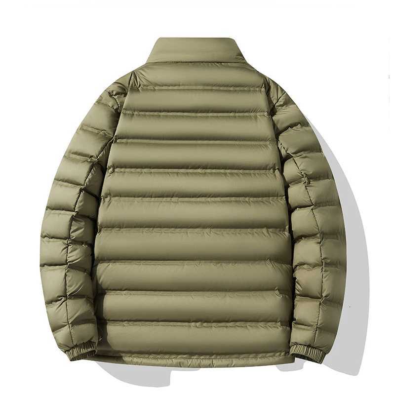 Winter Men Padded Stand Collar Casual Parkas Coats Men Solid Duck Down Windproof Puffer Parka Men Overcoat Parka Plus Size 8XL W250722
