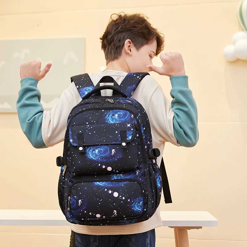 Childrens Schoolbag M Large Capacity Primary School Student Starry Sky Casual Backpack Junior High School Student Backpack Y250722