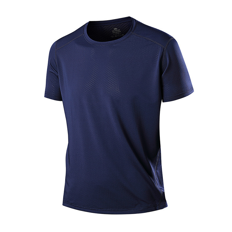 Fitness Tees: Round Neck T-Shirt 4-Pack - White, Ultra-Light, Quick-Drying, Breathable for Gym Running 250419