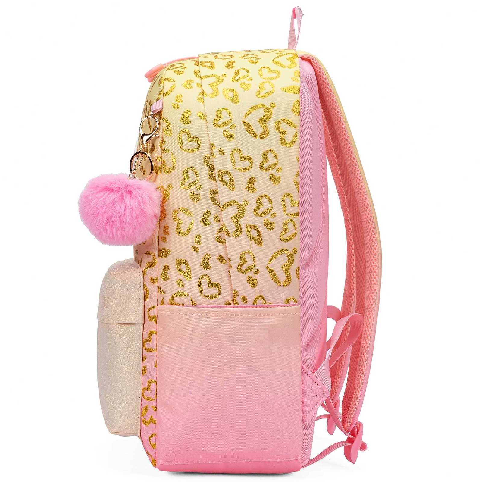 Tsute Sequin Backpacks for Girls School Backpacks with Lunch Box Pencil Case for Elementary Preschool Students Ages 8-10 Kids Tr Y250722