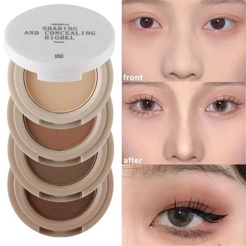 4 In 1 Matte Eyeshadow Contouring Highlight Palette by B Four-layer Eyeshadow Earth Color Multifunction Makeup Palette W250722