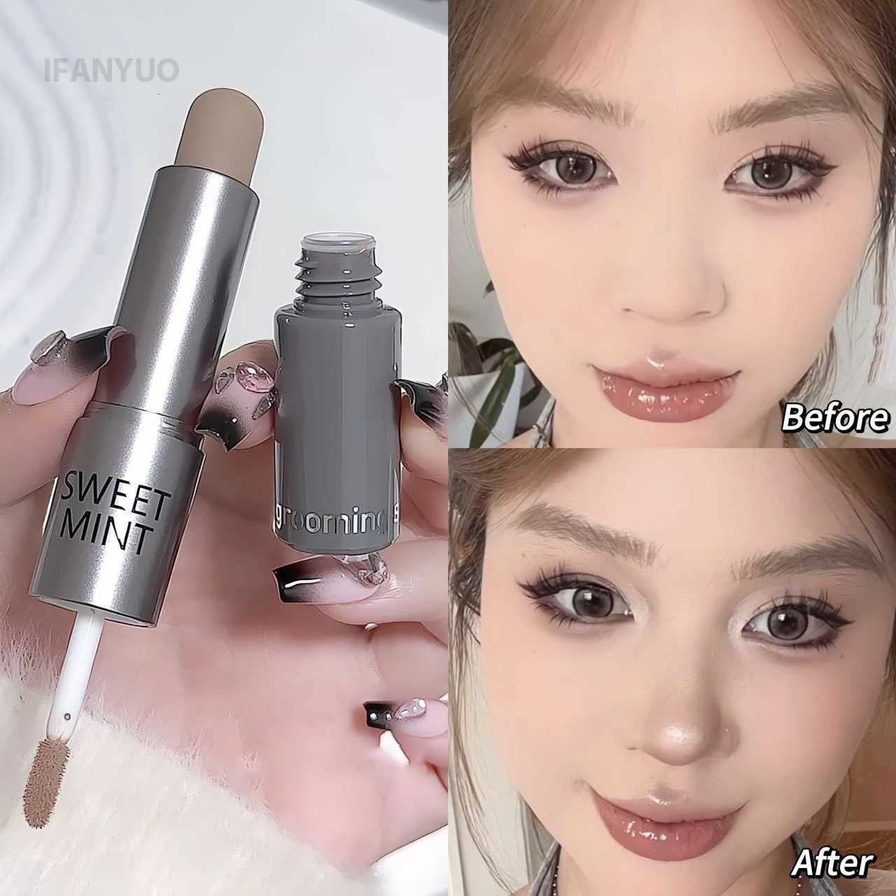 Moisturizing Matte Concealer Contour Stick Smooth Lasting 3D Nose Shadow Waterproof Face Highlight Brightening Contour Makeup W250722