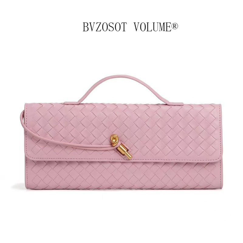 Fashion Hand - knitted Evening Baguette Bag Accordion Bag Horizontal - style Handheld Single - shoulder and Cross - body Bag bags