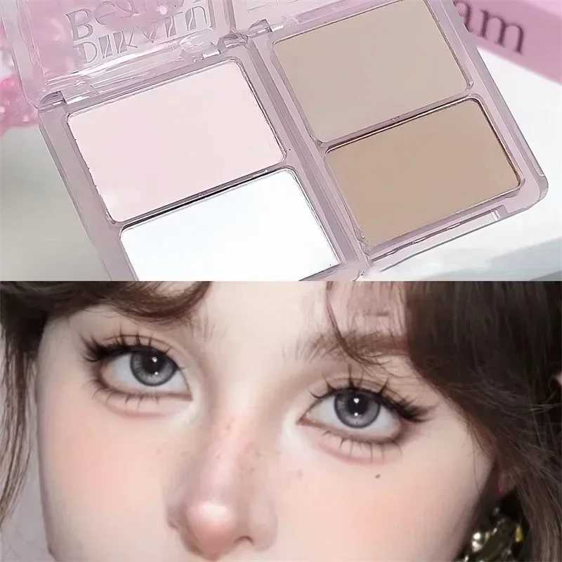 Highlighting Contouring Powder Palette Two-tone Concealer Face Brighten Cement Gray Three-dimensional Nose Shadow Bronzer Makeup W250722