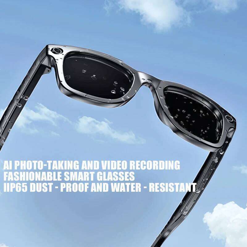 AI Translation Smart Sunglasses Men Women 2025 Video Recording Touch Glasses Sport Bluetooth Call Headphones Anti-Blue Eyewear